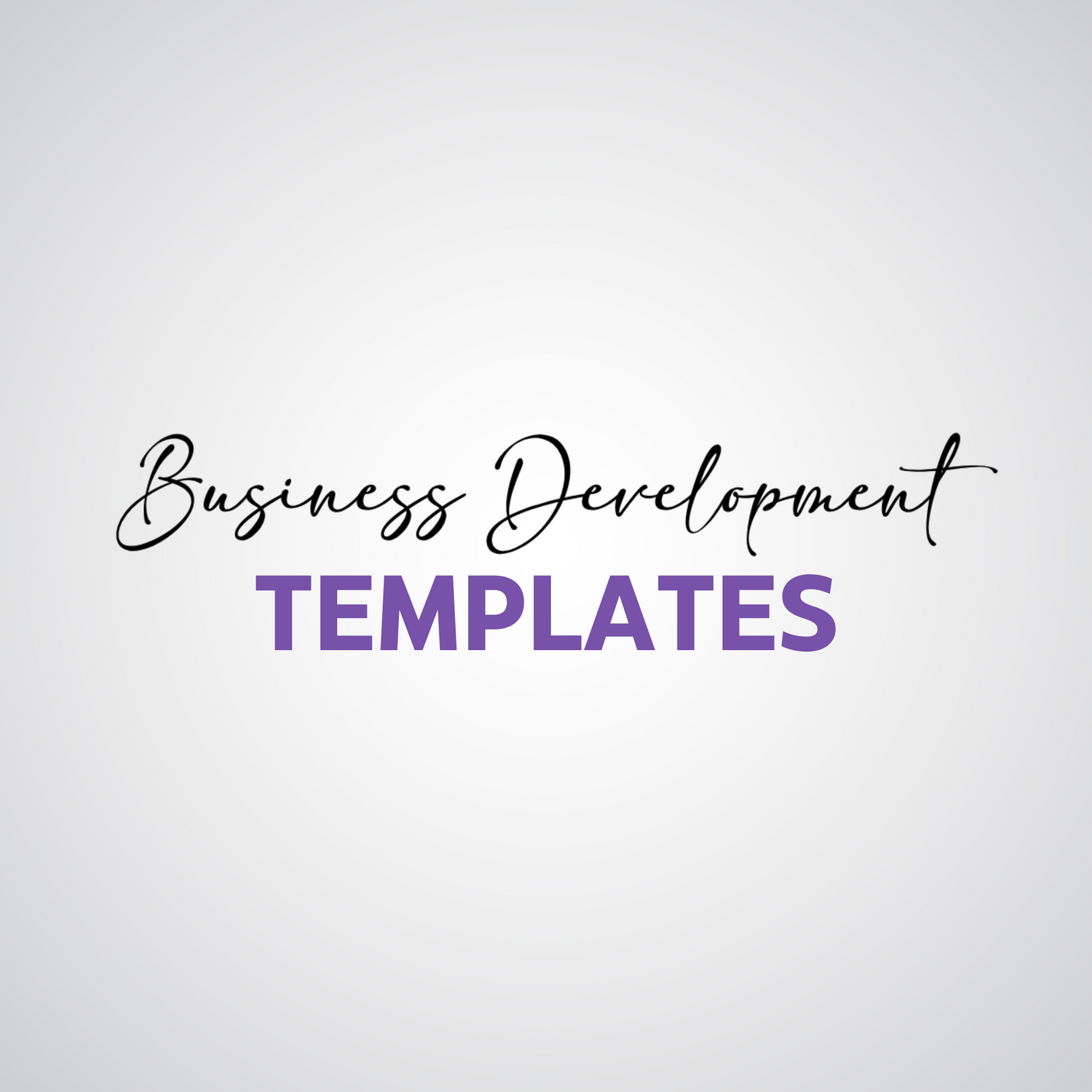 Business Development Templates