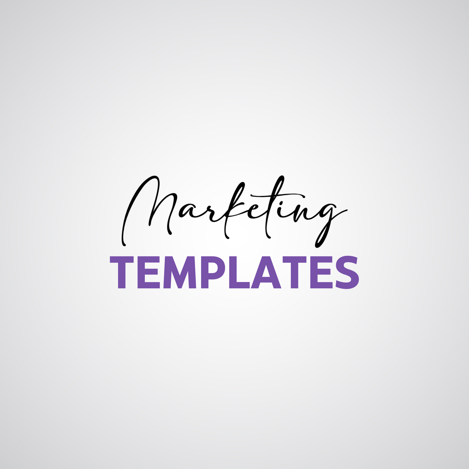 Marketing Templates