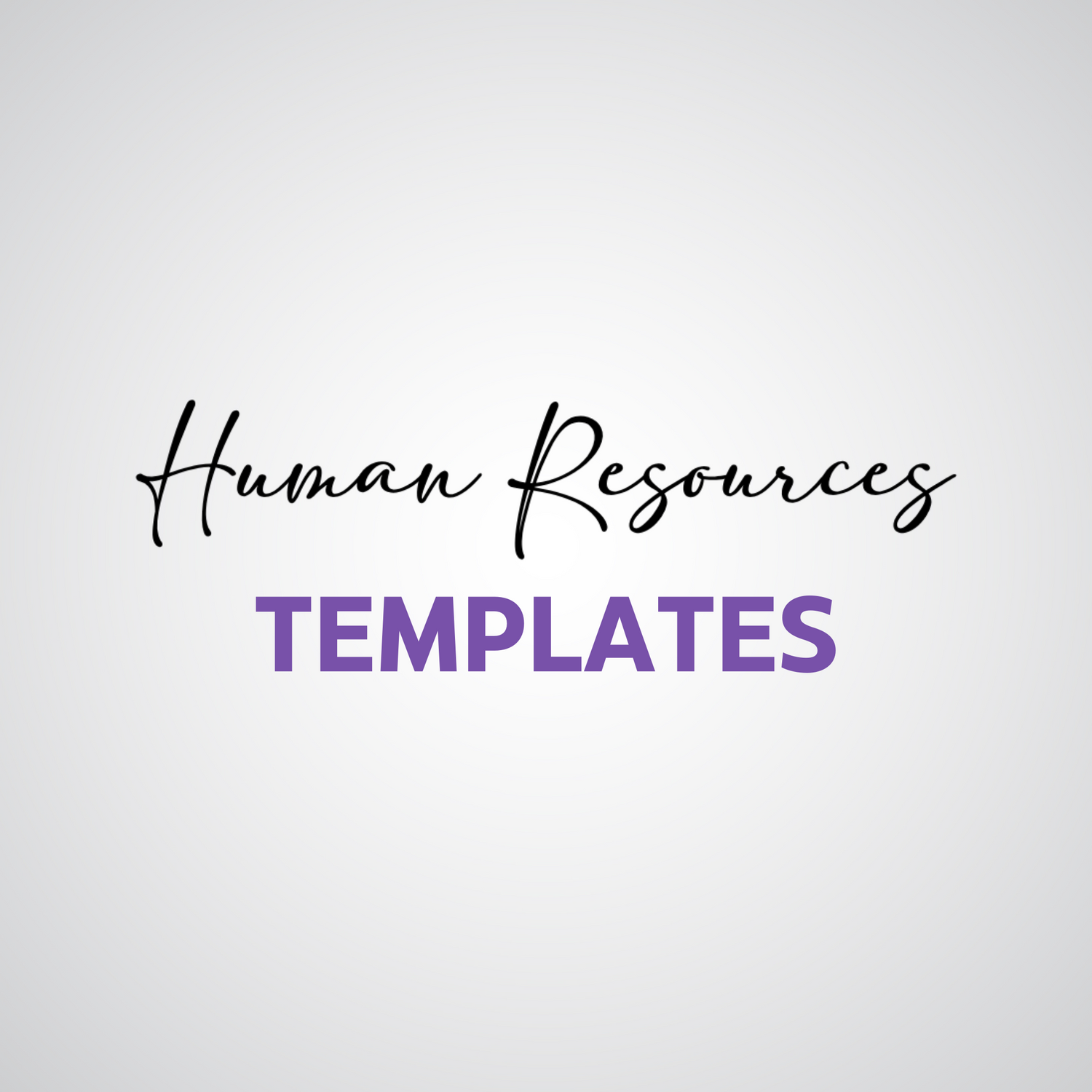 Human Resources Templates