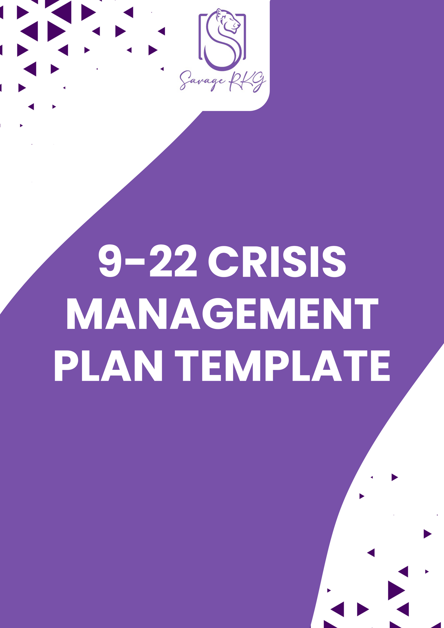 Workbook Template 9-22 - Crisis Management Plan Template