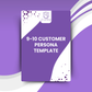 Workbook Template 9-10 - Customer Persona Template