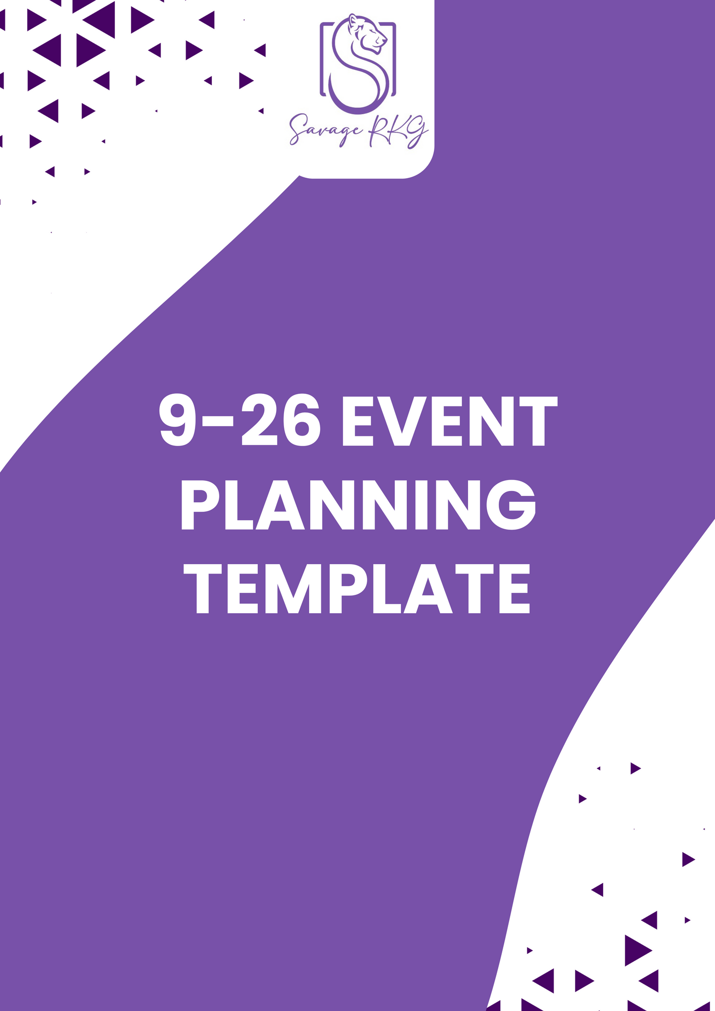 Workbook Template 9-26 - Event Planning Template