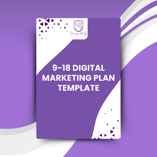 Workbook Template 9-18 - Digital Marketing Plan Template