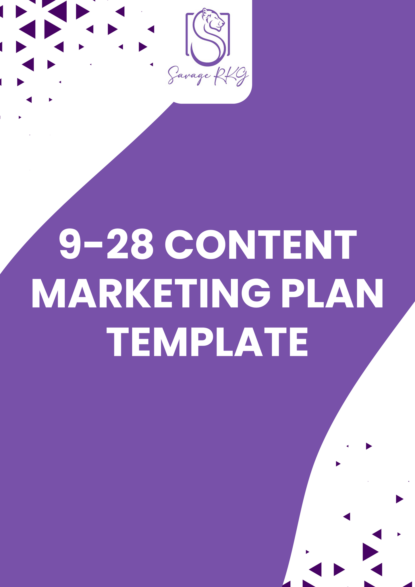 Workbook Template 9-28 - Content Marketing Plan Template