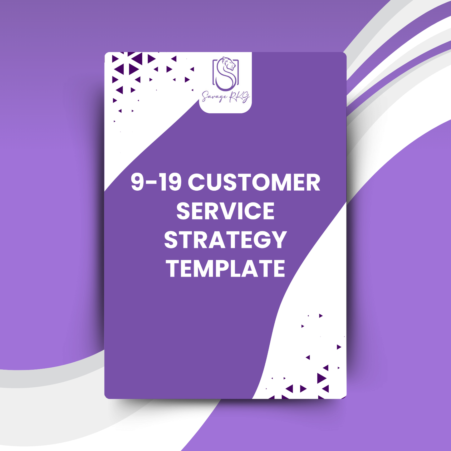 Workbook Template 9-19 - Customer Service Strategy Template