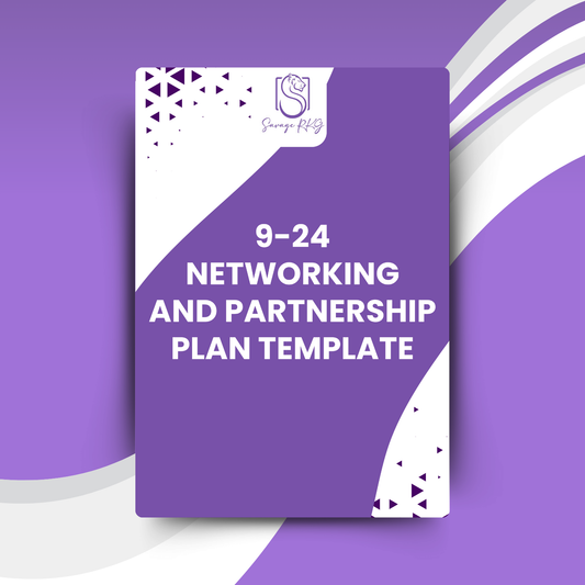 Workbook Template 9-24 - Networking and Partnership Plan Template