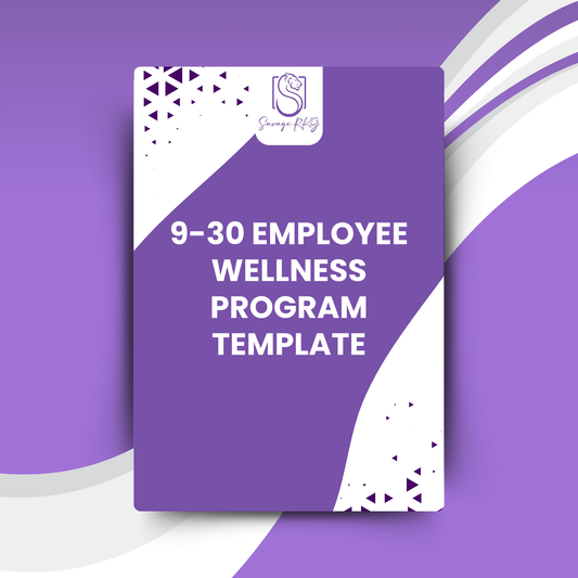 Workbook Template 9-30 - Employee Wellness Program Template