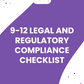 Workbook Template 9-12 - Legal and Regulatory Compliance Checklist