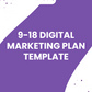 Workbook Template 9-18 - Digital Marketing Plan Template