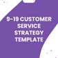 Workbook Template 9-19 - Customer Service Strategy Template