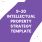 Workbook Template 9-20 - Intellectual Property Strategy Template