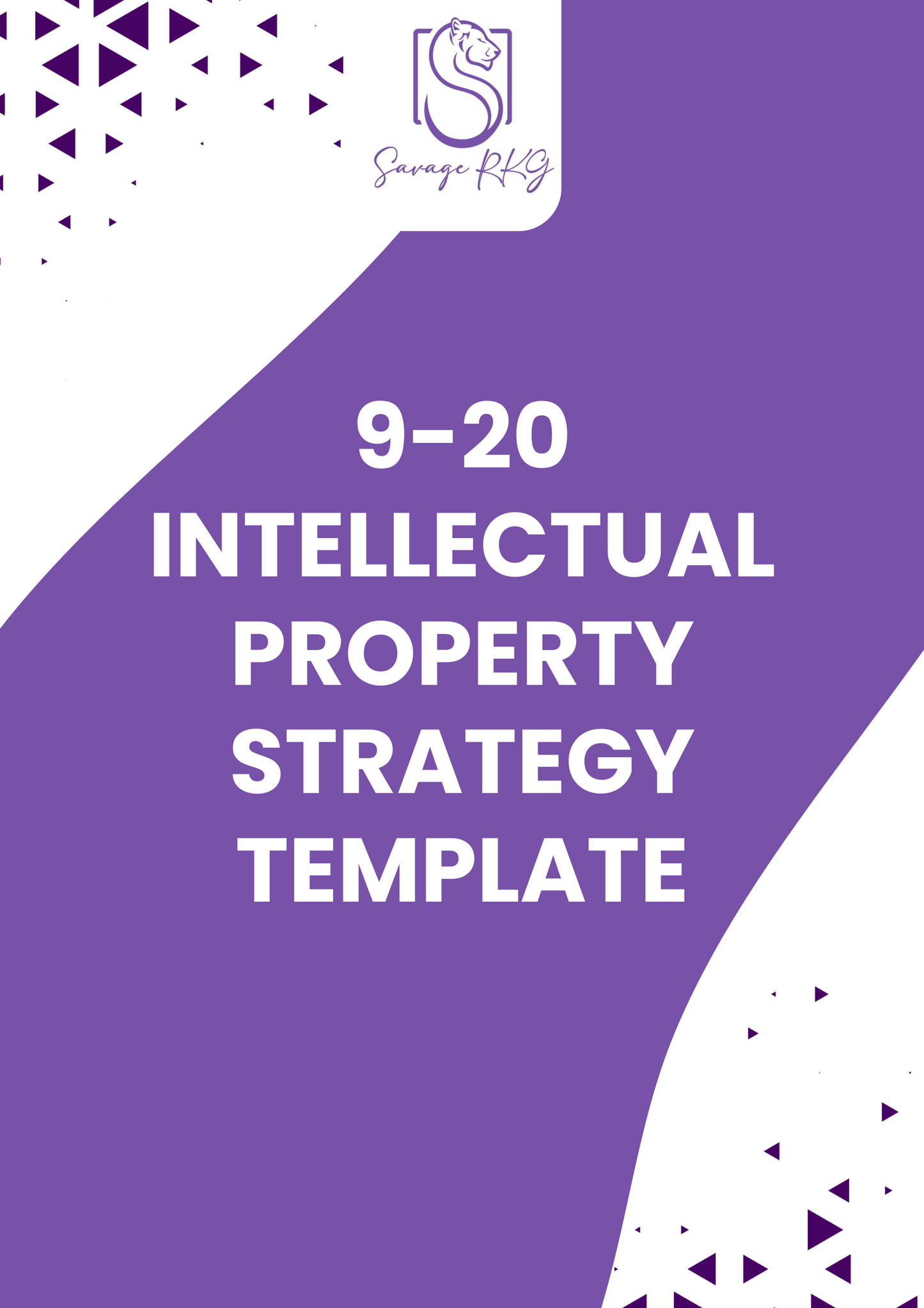 Workbook Template 9-20 - Intellectual Property Strategy Template