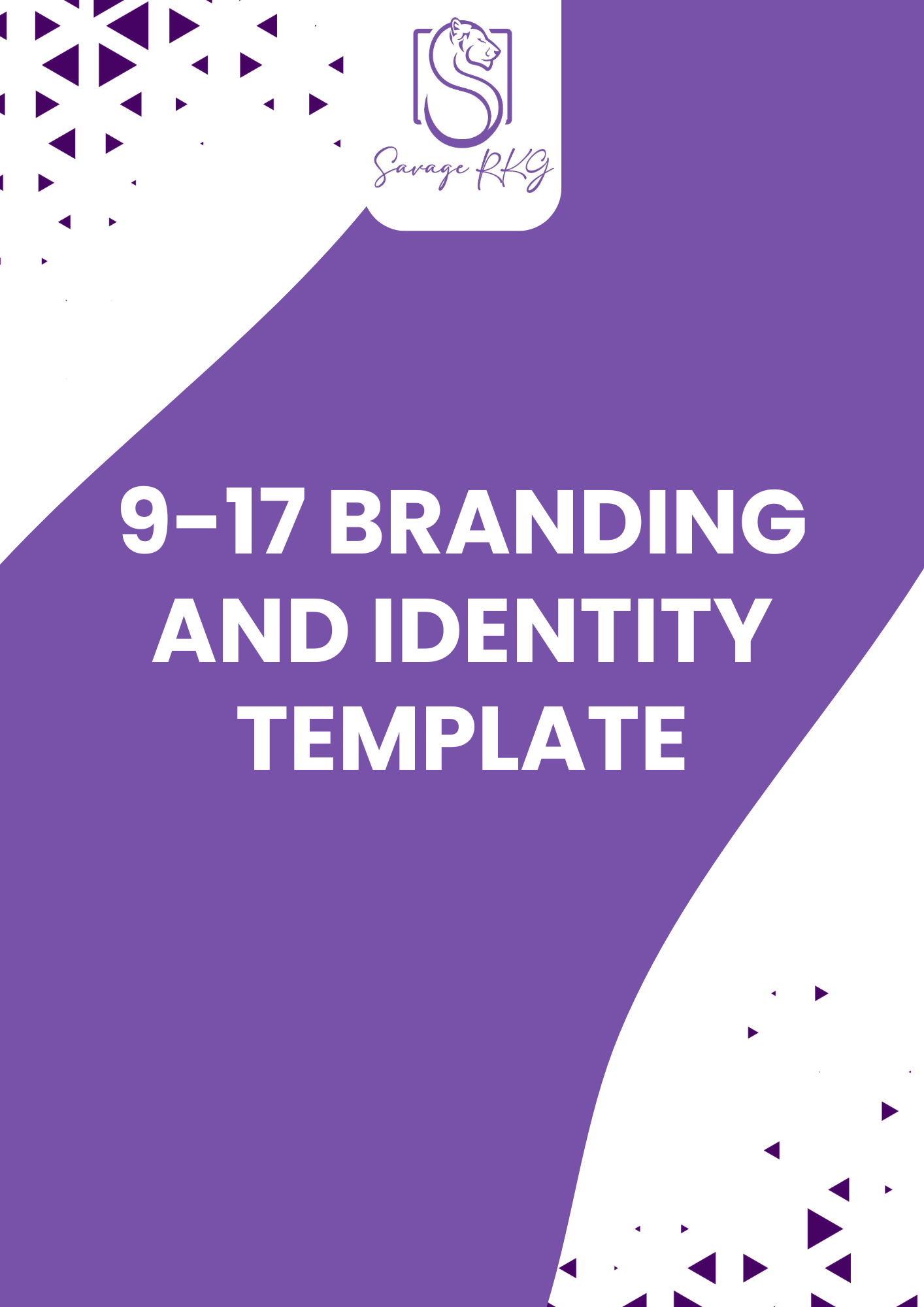 Workbook Template 9-17 - Branding and Identity Template